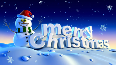 Merry Christmas and New Year Wishes 2025 gif