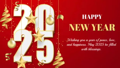 Happy New Year 2025 Clipart