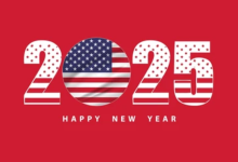 USA Happy New Year 2025