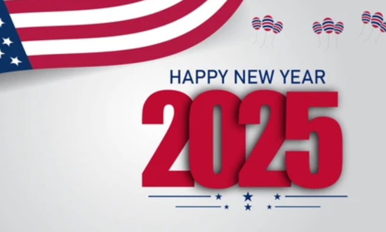 USA Happy New Year 2025 Funny Status