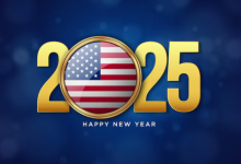 USA Happy New Year 2025 Images